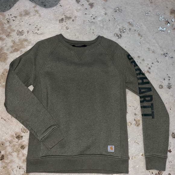 Carhartt Women's Olive Green Sweater - Picture 1 of 4